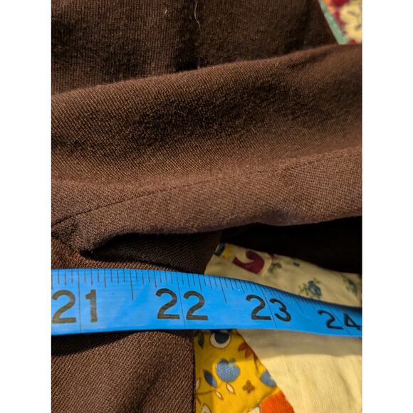 Talbot's Vintage Aubergine Wool Stretch Front Button Jacket Womens Size 16 - Picture 6 of 9